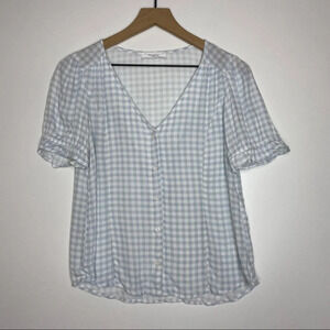 Elodie Checkered Blouse